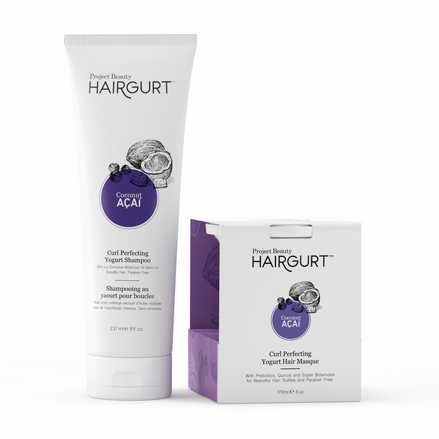 HAIRGURT CURL PERFECTING SET SHAMPOO AND HAIR MASQUE