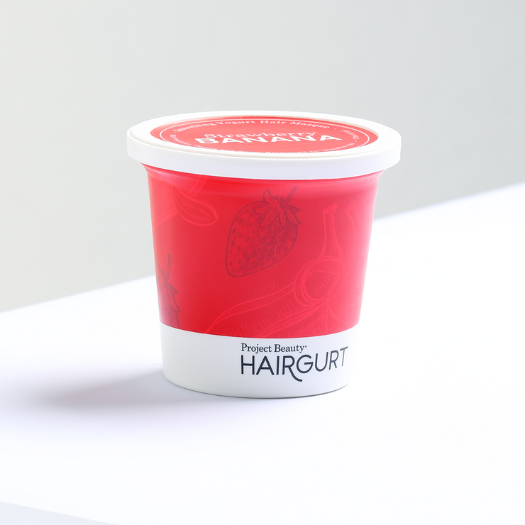 HAIRGURT STRAWBERRY-BANANA SMOOTHING YOGURT HAIR MASK